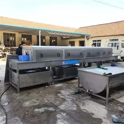 電気加熱式ターンオーバーバスケット洗浄機